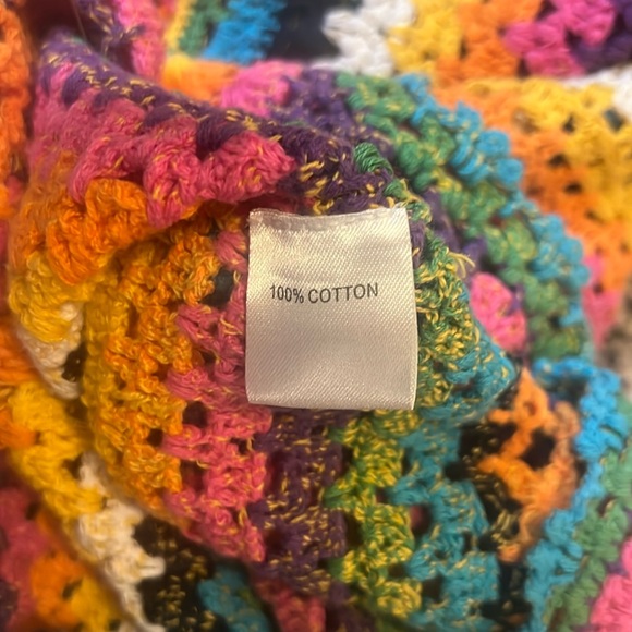 Rat & Boa Inferno Rainbow Crochet Mini Festival Halter Dress *RARE* - Picture 12 of 17